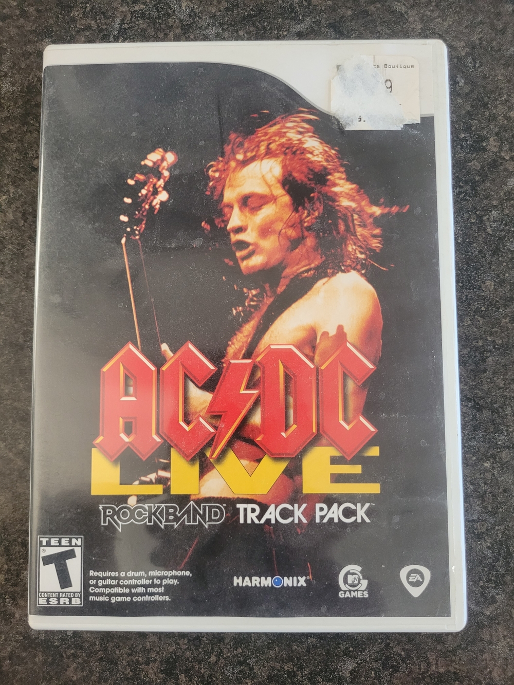 AC/DC Live Track Pack - Rock Band Wii - CIB Complete